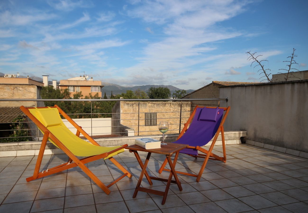 3 habitaciones dobles, 1 habitación infantil, 3 baños, WIFI, jardín con barbacoa y terraza en la azotea.